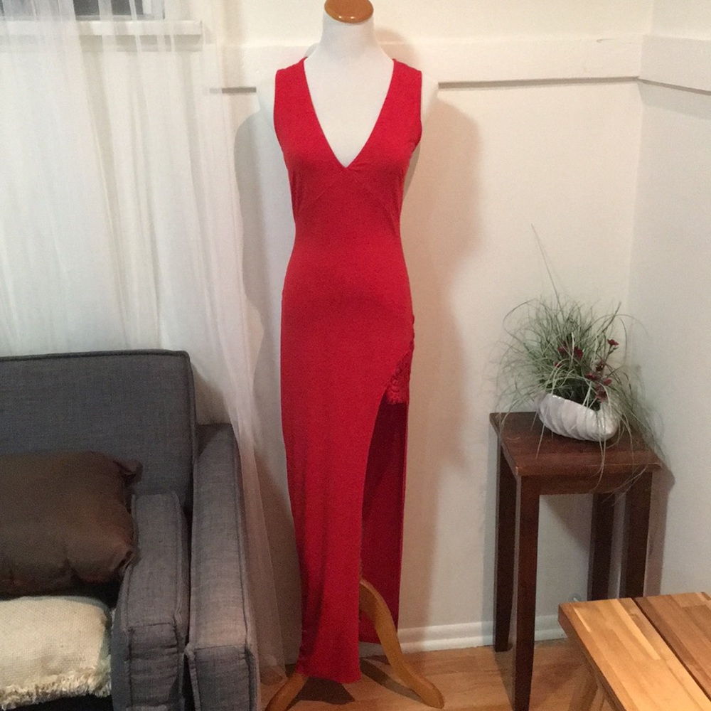 Red dress